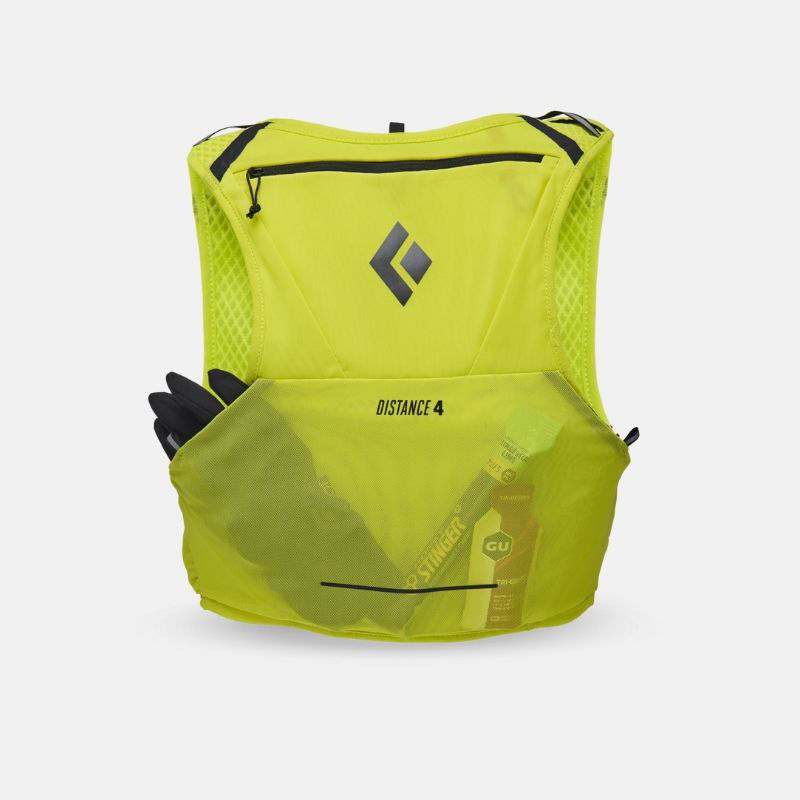 Picture of BLACK DIAMOND W Distance 4 Hydration Vest W Σακίδιο Τρεξίματος 7021 - Optical Yellow