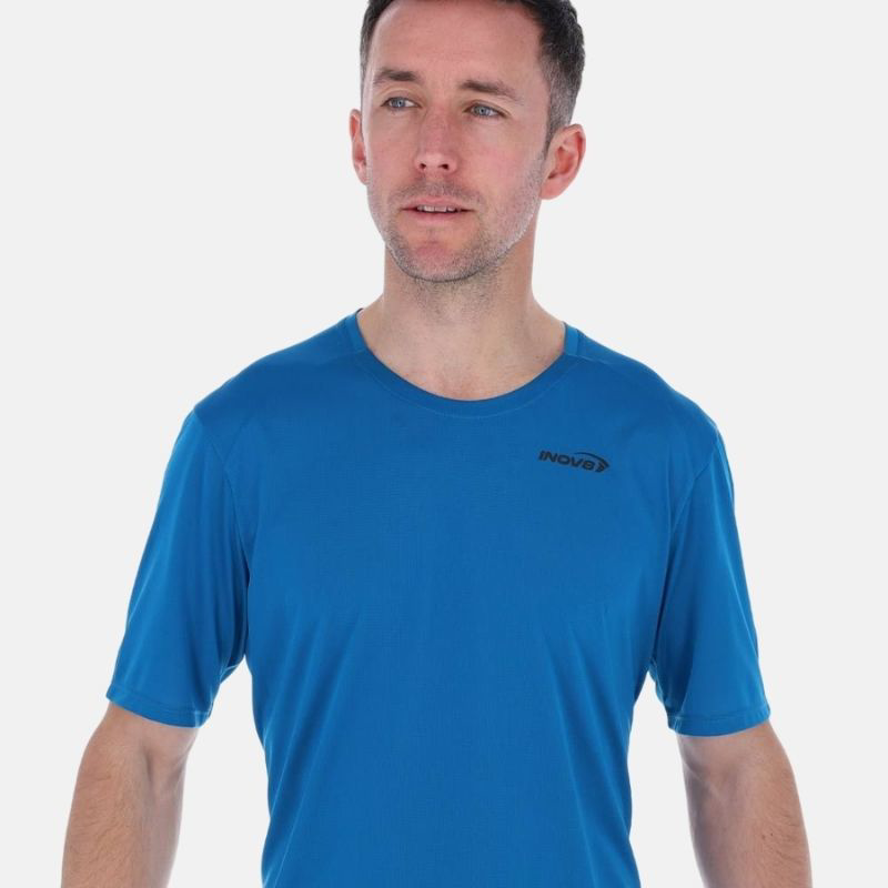 Picture of INOV8 Performance SS T-Shirt Ανδρικό μπλουζάκι τρεξίματος BLNY - Blue Navy