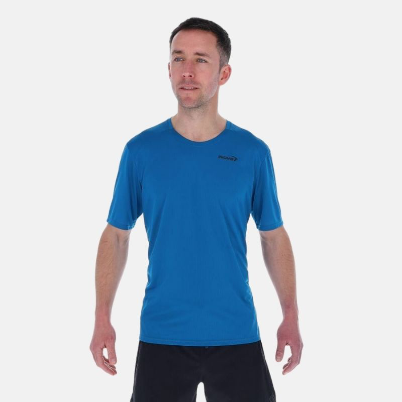 Picture of INOV8 Performance SS T-Shirt Ανδρικό μπλουζάκι τρεξίματος BLNY - Blue Navy