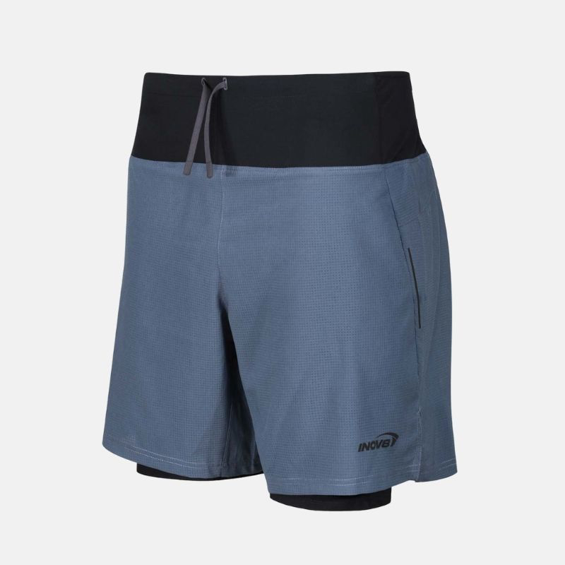 Picture of INOV8 TrailFly Ultra 7 2 in 1 Shorts Ανδρικό Σορτσάκι Τρεξίματος ST - Slate