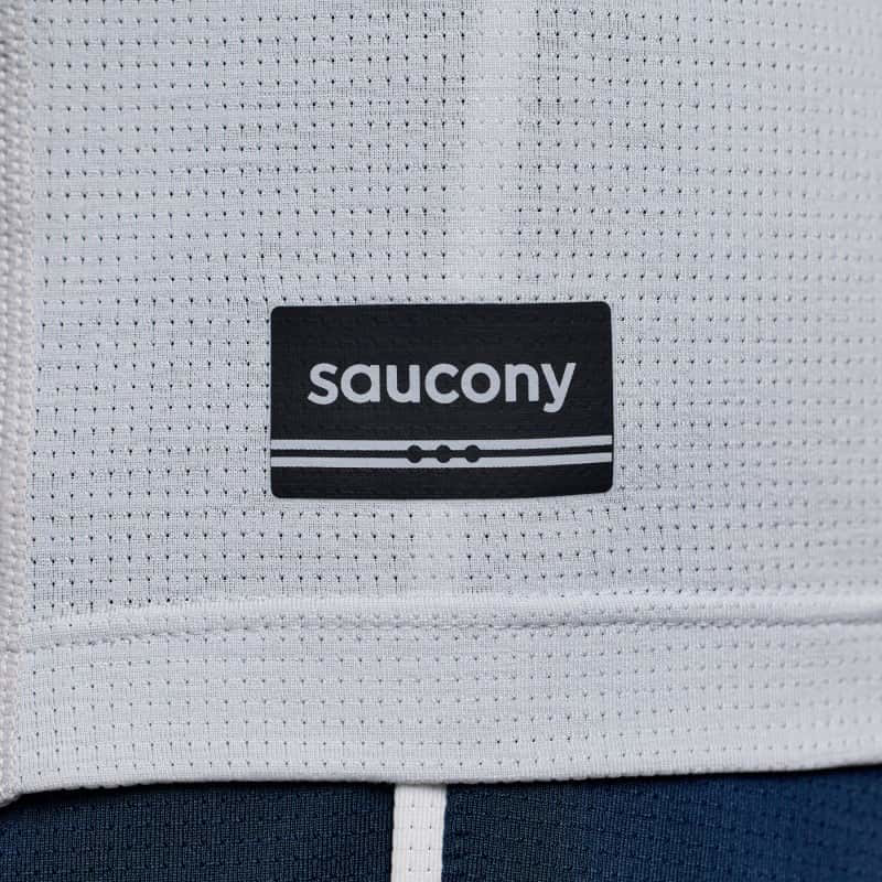 Picture of SAUCONY SAM800377 Stopwatch SS T-Shirt Ανδρικό Μπλουζάκι GNH - GRANITE HEATHER