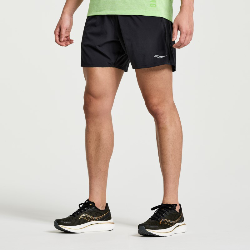 Picture of SAUCONY SAM800327 Outpace 3" Short Ανδρικό Σορτσάκι BK - BLACK