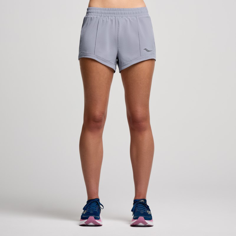 Picture of SAUCONY SAW800422 Outpace 3" Short Γυναικείο Σορτσάκι IR - LILAC