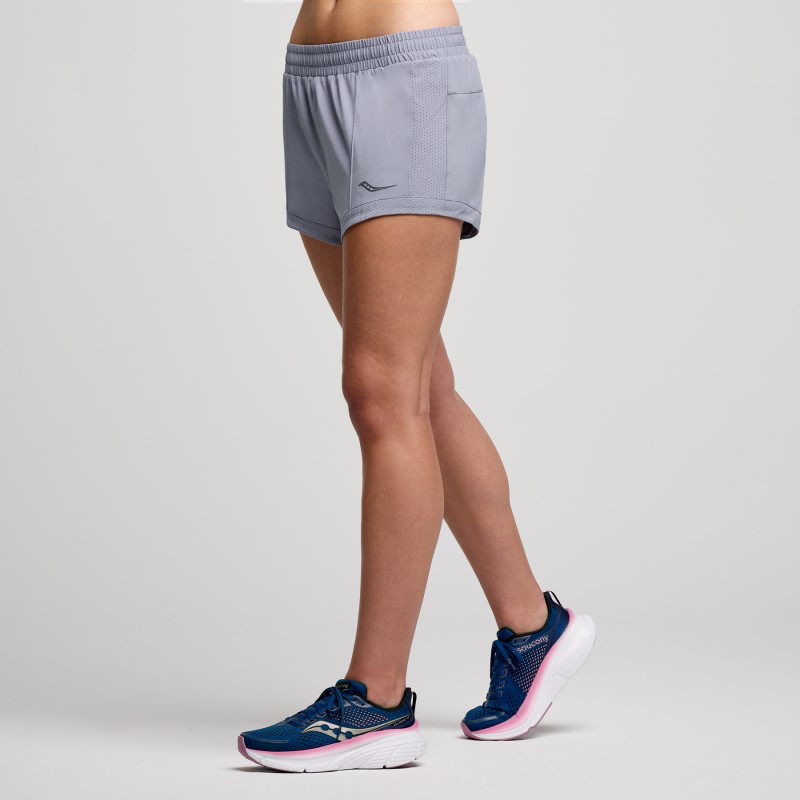 Picture of SAUCONY SAW800422 Outpace 3" Short Γυναικείο Σορτσάκι IR - LILAC