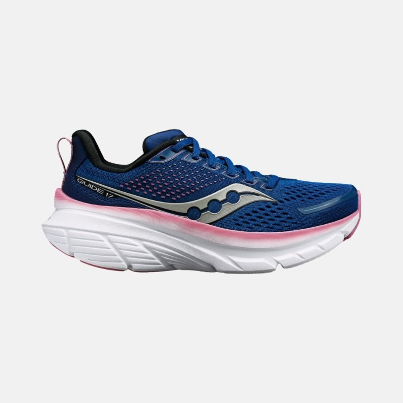 Picture of SAUCONY S10936 Guide 17 Γυναικεία Παπούτσια Running 106 - DARK BLUE ICE WHITE