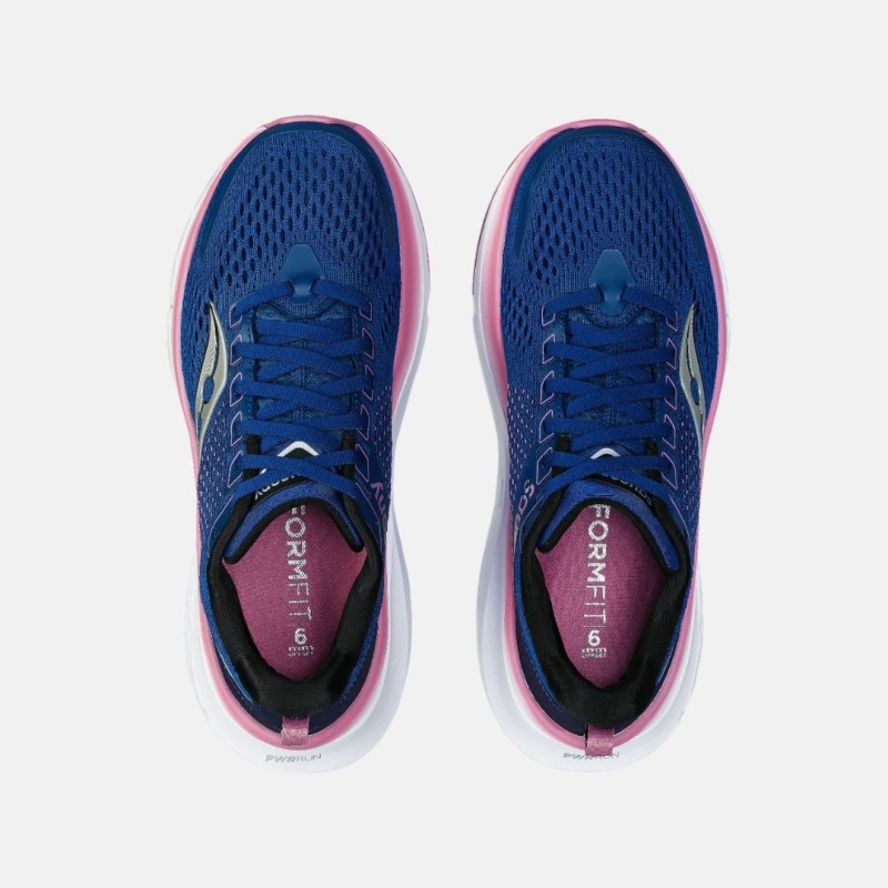 Picture of SAUCONY S10936 Guide 17 Γυναικεία Παπούτσια Running 106 - DARK BLUE ICE WHITE