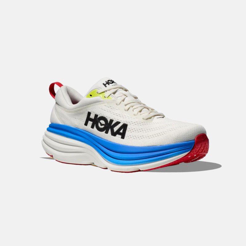 Picture of HOKA Bondi 8 Ανδρικά Παπούτσια Running BVR - BLANC DE BLANC / VIRTUAL BLUE