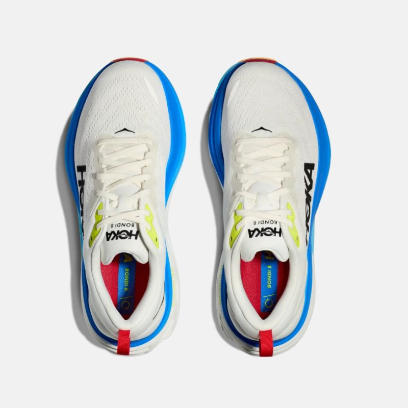 Picture of HOKA Bondi 8 Ανδρικά Παπούτσια Running BVR - BLANC DE BLANC / VIRTUAL BLUE