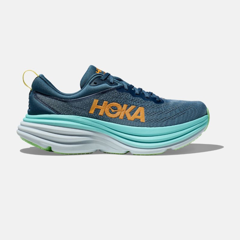 Picture of HOKA Bondi 8 Ανδρικά Παπούτσια Running RHD - REAL TEAL / SHADOW