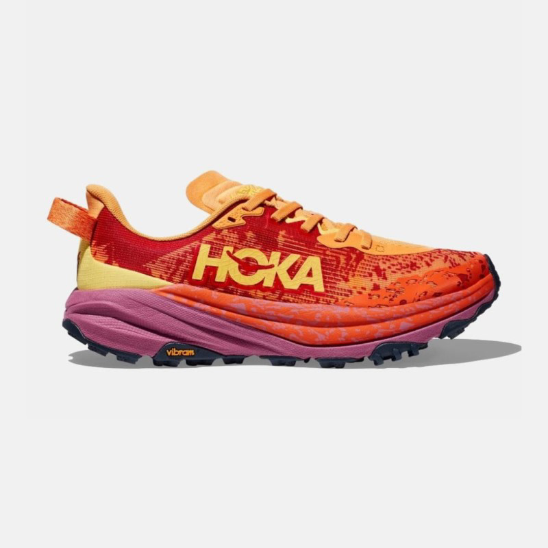 Picture of HOKA Speedgoat 6 Γυναικεία Παπούτσια Trail Running SRBT - SHERBET / BEET ROOT