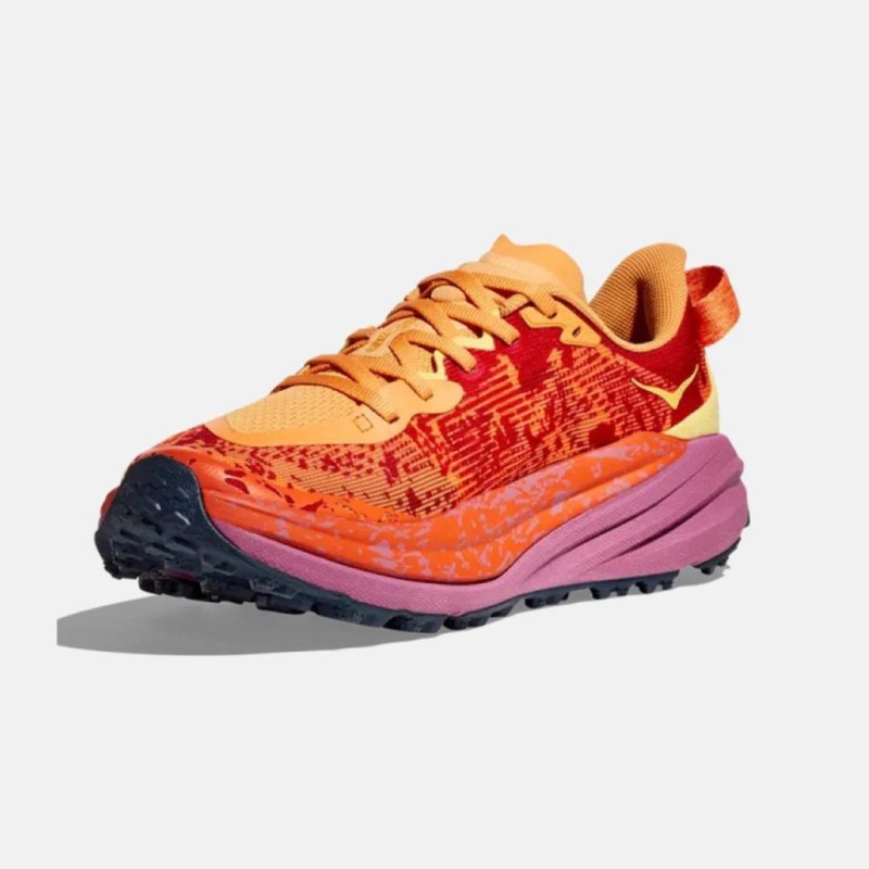 Picture of HOKA Speedgoat 6 Γυναικεία Παπούτσια Trail Running SRBT - SHERBET / BEET ROOT