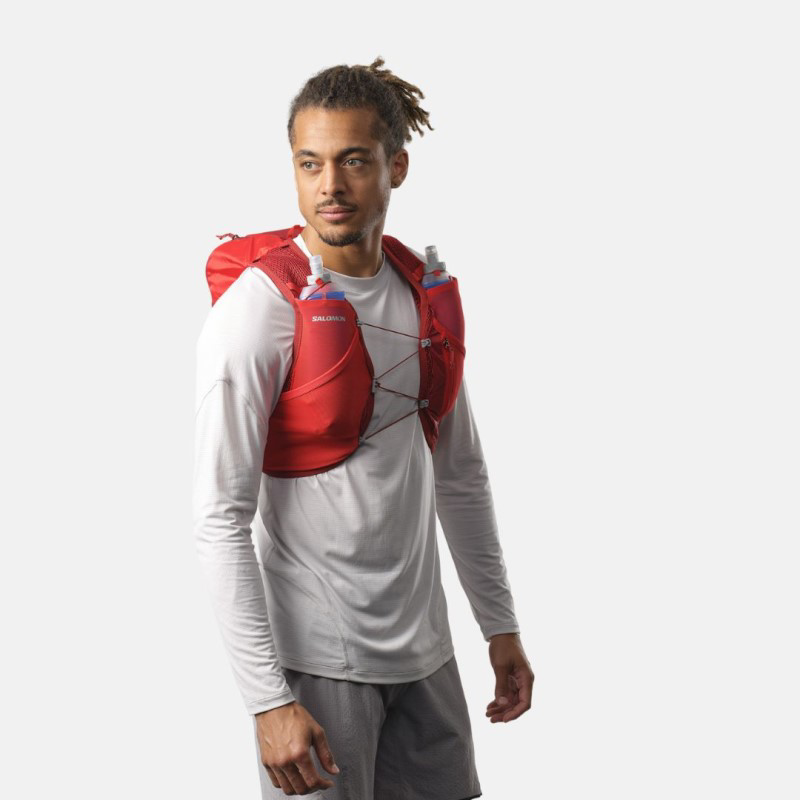 Picture of SALOMON Active Skin 8 Set Σακίδιο Τρεξίματος Unisex Red Dahlia / High Risk Red