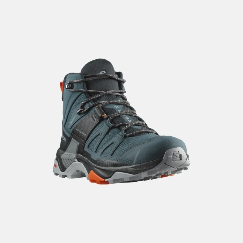 Picture of SALOMON X Ultra 4 Mid Gtx Ανδρικά Παπούτσια Hiking & Outdoor Stargazer / Black / Scarlet Ibis