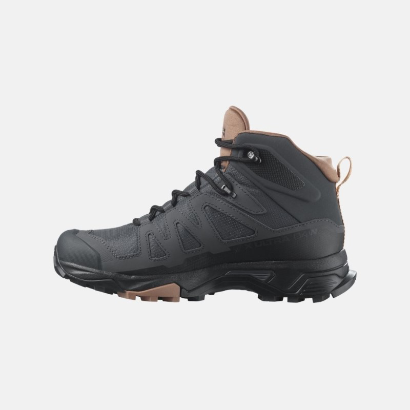 Picture of SALOMON X Ultra 4 Mid Gtx Γυναικεία Παπούτσια Hiking & Outdoor Ebony / Mocha Mousse / Almond Cream