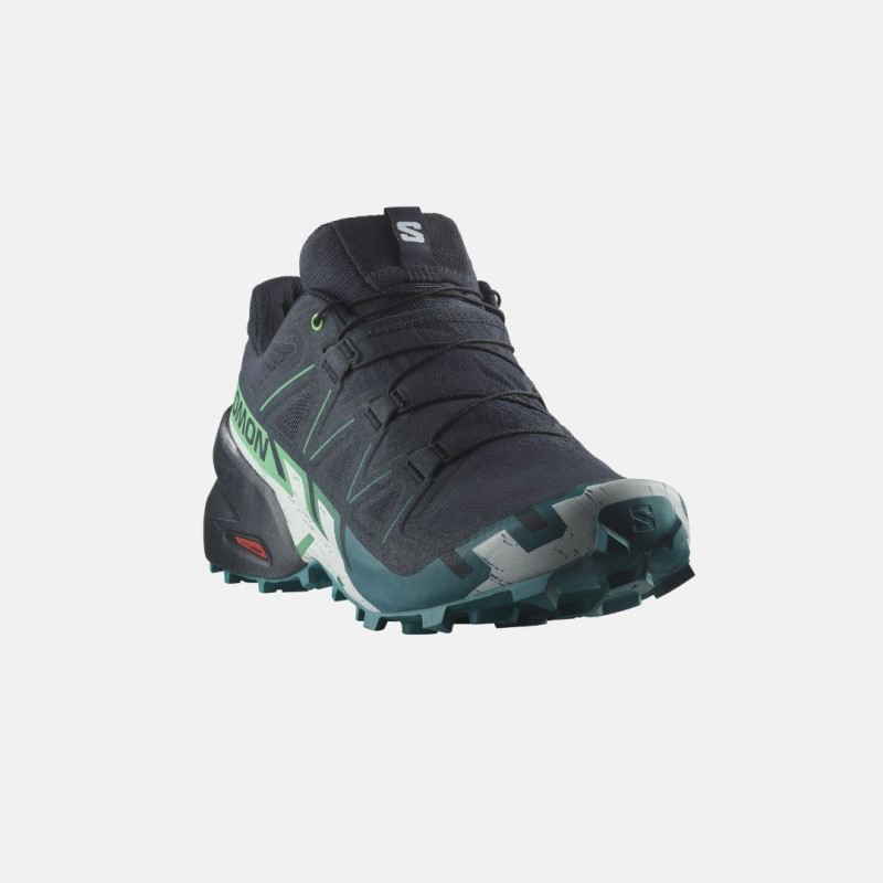 Picture of SALOMON Speedcross 6 Ανδρικά Παπούτσια Trail Running Carbon / Tahitian Tide / White