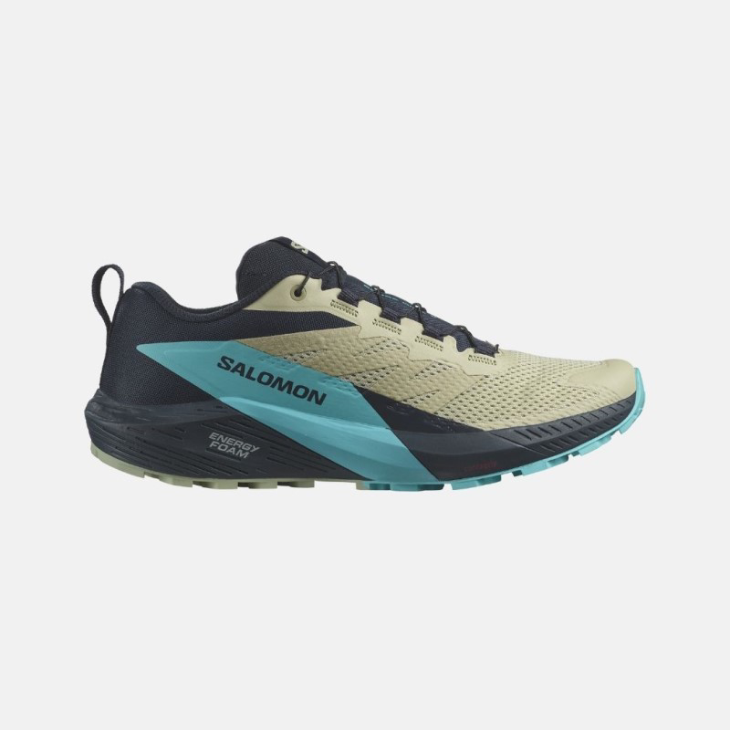 Picture of SALOMON Sense Ride 5 Ανδρικά Παπούτσια Trail Running Alfalfa / Carbon / Peacock Blue