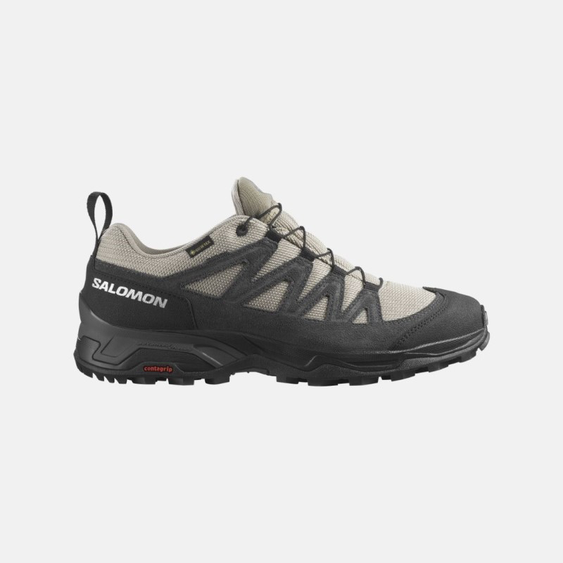 Picture of SALOMON X Ward Leather Gtx Ανδρικά Παπούτσια Οutdoor Vin. Khaki / Black / Pewter