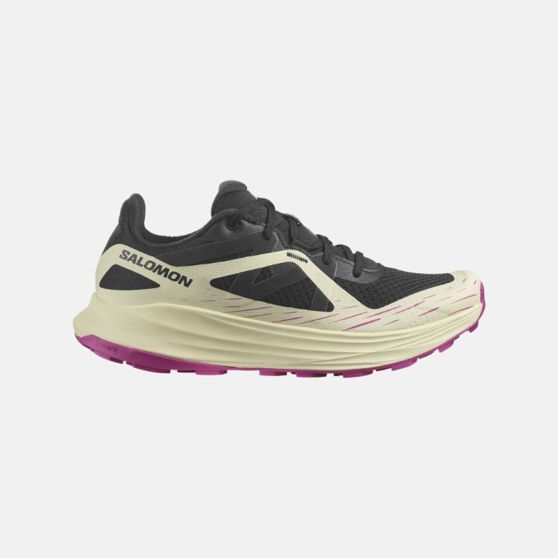 Picture of SALOMON Ultra Flow Γυναικεία Παπούτσια Trail Running Black / Transparent Yellow / Rose Violet