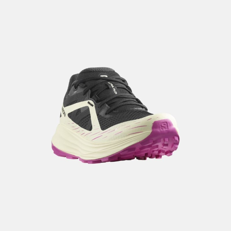 Picture of SALOMON Ultra Flow Γυναικεία Παπούτσια Trail Running Black / Transparent Yellow / Rose Violet