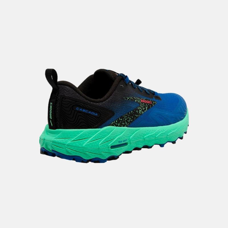 Picture of BROOKS Cascadia 17 Ανδρικά Παπούτσια Trail Running 476 Victoria Blue/Black/Spring Bud