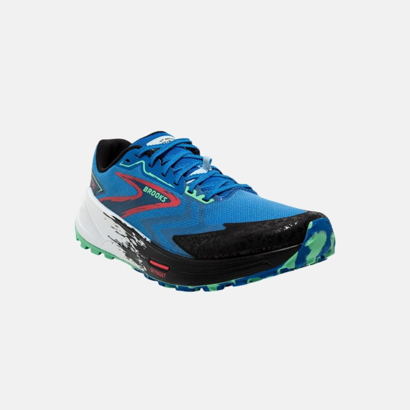 Picture of BROOKS Catamount 3 Ανδρικά Παπούτσια Trail Running 476 Victoria Blue/Black/Spring Bud