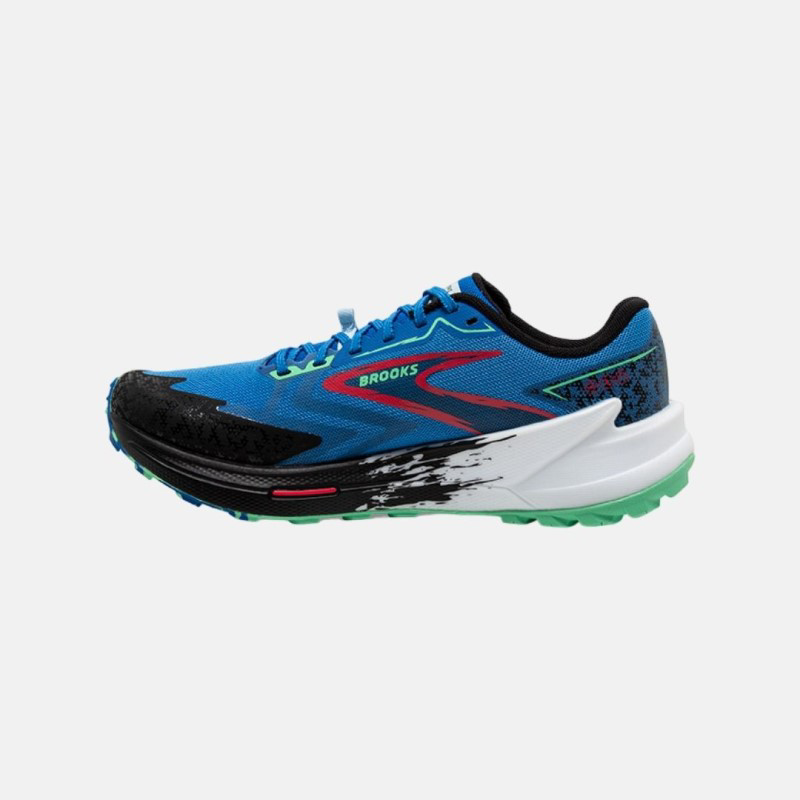 Picture of BROOKS Catamount 3 Ανδρικά Παπούτσια Trail Running 476 Victoria Blue/Black/Spring Bud