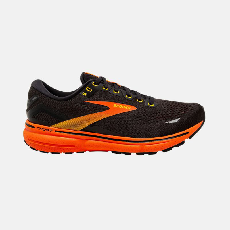 Picture of BROOKS Ghost 15 Ανδρικά Παπούτσια Running 016 Black/Yellow/Red