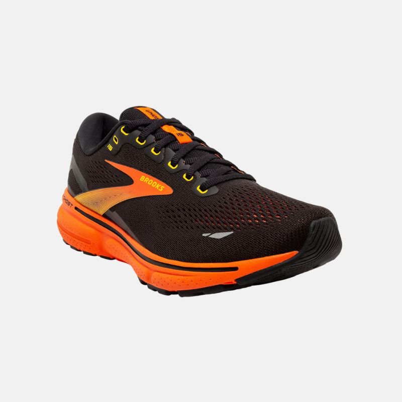 Picture of BROOKS Ghost 15 Ανδρικά Παπούτσια Running 016 Black/Yellow/Red