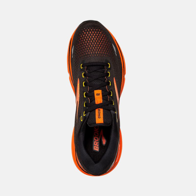 Picture of BROOKS Ghost 15 Ανδρικά Παπούτσια Running 016 Black/Yellow/Red