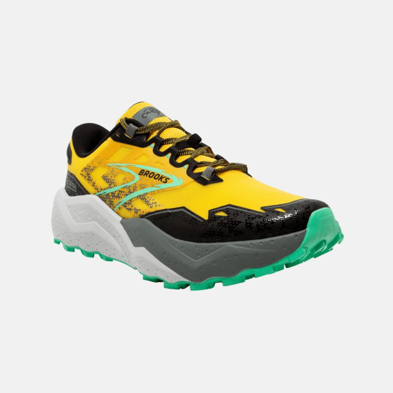 Picture of BROOKS Caldera 7 Ανδρικά Παπούτσια Trail Running 741 Lemon Chrome/Black/Sedona Sage