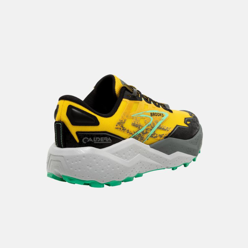 Picture of BROOKS Caldera 7 Ανδρικά Παπούτσια Trail Running 741 Lemon Chrome/Black/Sedona Sage