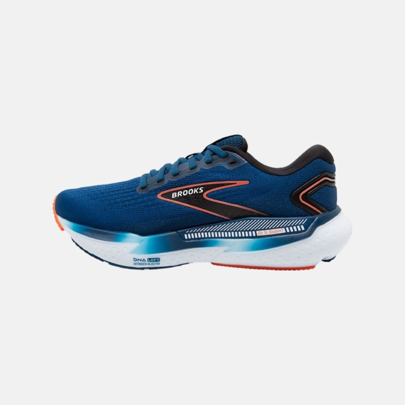 Picture of BROOKS Glycerin GTS 21 Ανδρικά Παπούτσια Running 474 Blue Opal/Black/Nasturtium