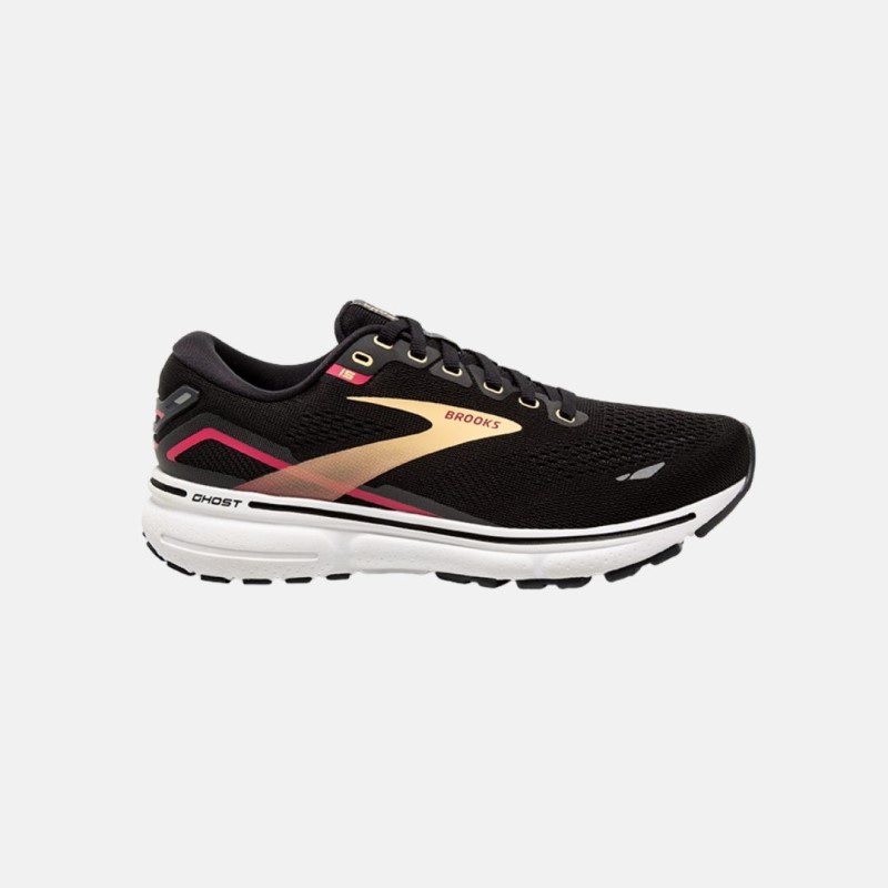 Picture of BROOKS Ghost 15 Γυναικεία Παπούτσια Running 005 Black/Orange/Raspberry