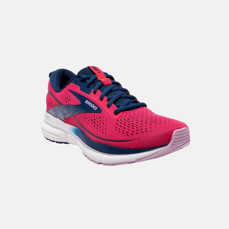 Picture of BROOKS Trace 3 Γυναικεία Παπούτσια Running 674 Raspberry/Blue/Orchid