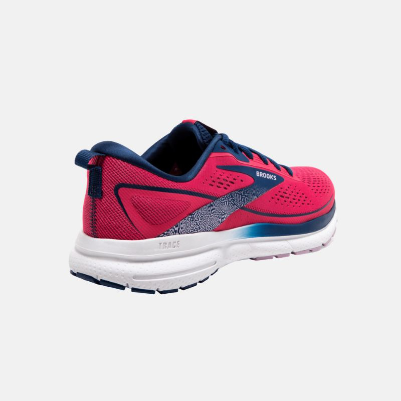 Picture of BROOKS Trace 3 Γυναικεία Παπούτσια Running 674 Raspberry/Blue/Orchid