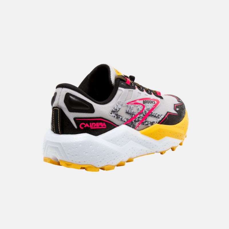 Picture of BROOKS Caldera 7 Γυναικεία Παπούτσια Trail Running 094 Lunar Rock/Lemon Chrome/Black