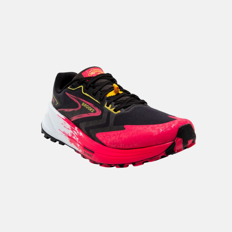 Picture of BROOKS Catamount 3 Γυναικεία Παπούτσια Trail Running 007 Black/Diva Pink/Lemon Chrome