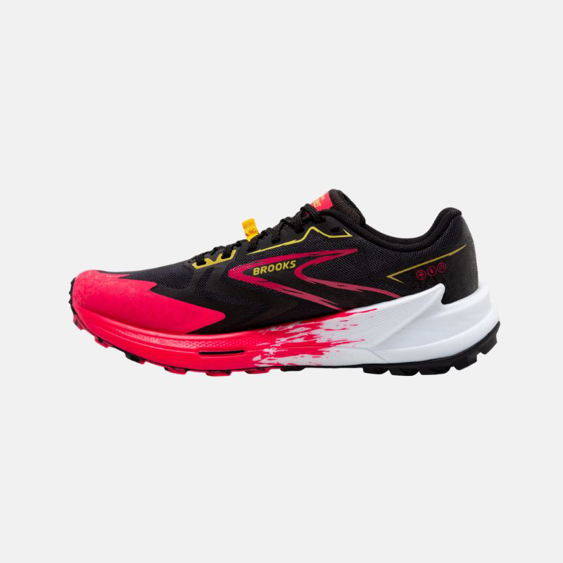 Picture of BROOKS Catamount 3 Γυναικεία Παπούτσια Trail Running 007 Black/Diva Pink/Lemon Chrome