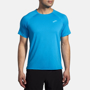 Εικόνα της BROOKS Atmosphere SS 2.0 Ανδρικό T-Shirt Τρεξίματος 416 Cerulean