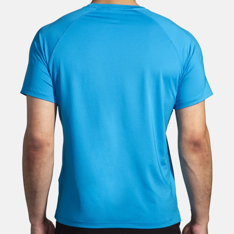 Picture of BROOKS Atmosphere SS 2.0 Ανδρικό T-Shirt Τρεξίματος 416 Cerulean