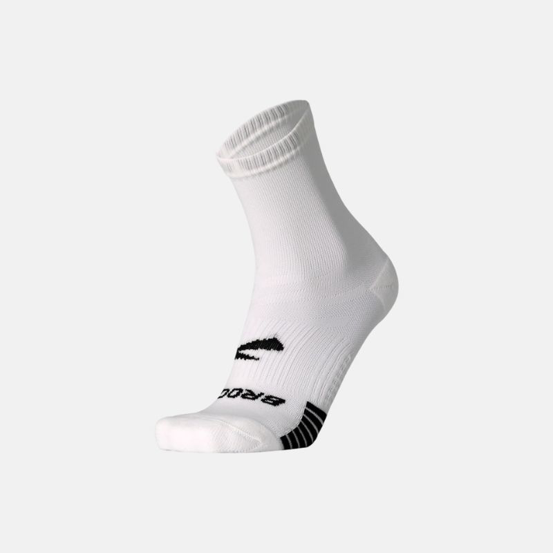 Picture of BROOKS Ghost Lite Crew Κάλτσες Τρεξίματος Unisex Σετ 2 Ζευγάρια 100 White