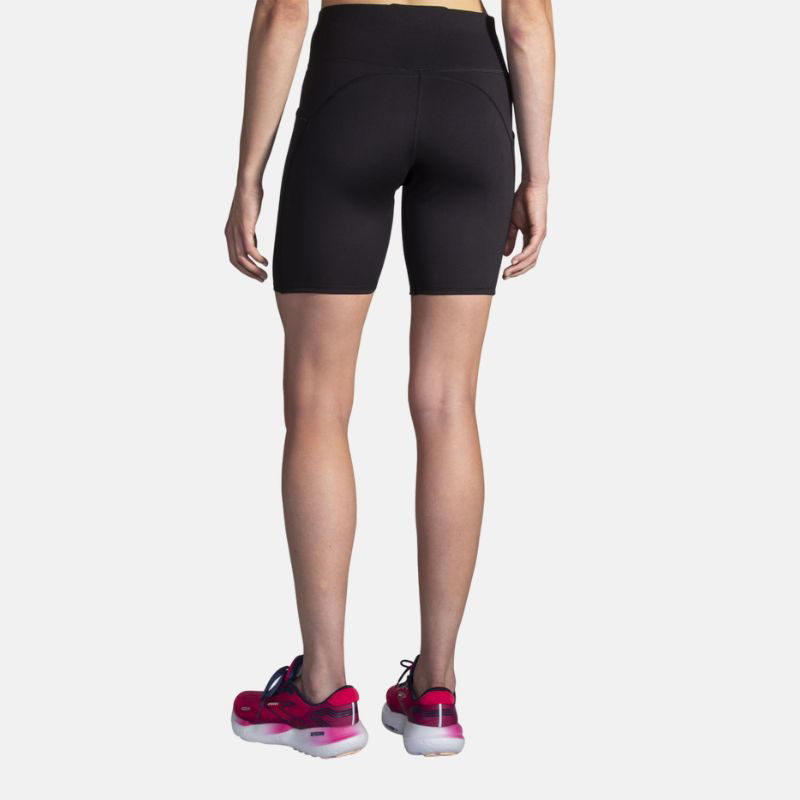 Picture of BROOKS Spark 8" Short Tight Γυναικείο Κολάν Τρεξίματος 001 Black