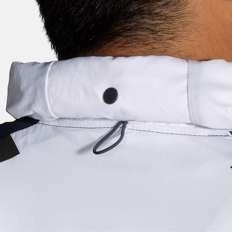 Picture of BROOKS Run Visible Convertible Jacket Ανδρικό Μπουφάν Τρεξίματος 134 White/Asphalt/Nightlife