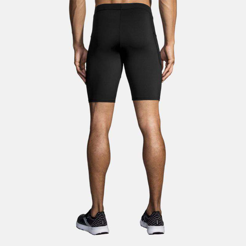 Picture of BROOKS Source 9" Short Tight Ανδρικό Κολάν Τρεξίματος 001 Black