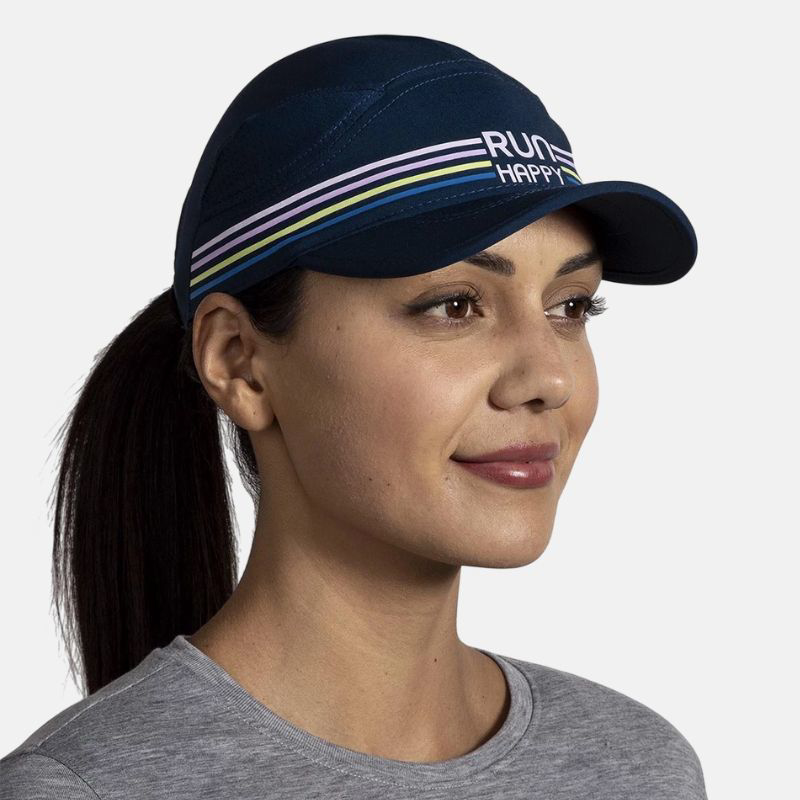 Picture of BROOKS Chaser Hat Καπέλο Τρεξίματος Unisex 413 Ocean Drive/Run Happy