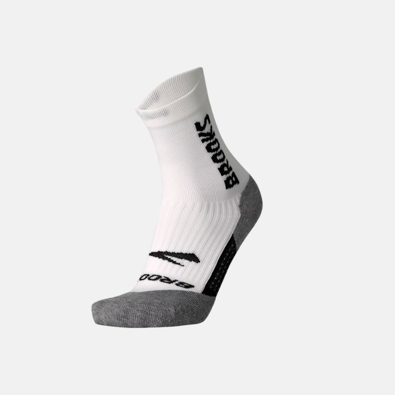 Picture of BROOKS Ghost Crew Κάλτσες Τρεξίματος Unisex 161 White/BR Crew