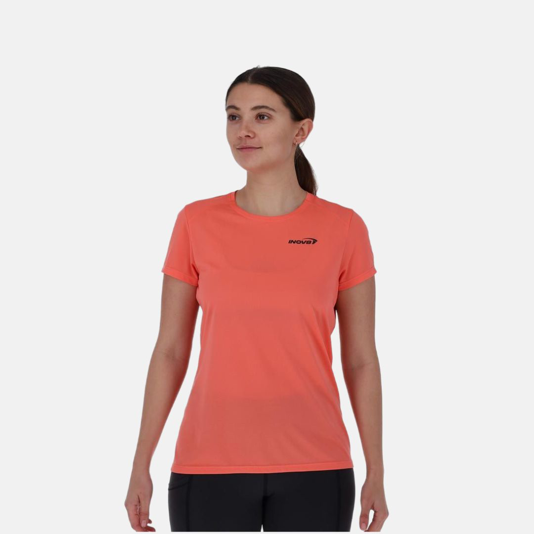 Picture of INOV8 Performance SS T-Shirt Γυναικείο μπλουζάκι Τρεξίματος CODE - Coral/Dusty Rose