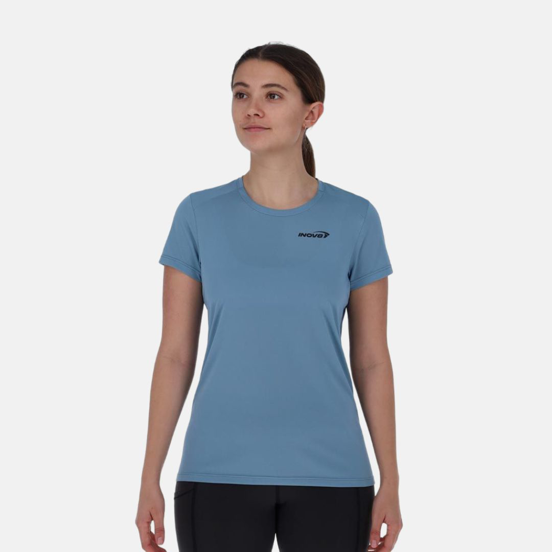 Picture of INOV8 Performance SS T-Shirt Γυναικείο μπλουζάκι Τρεξίματος BGST - Blue Grey/Slate