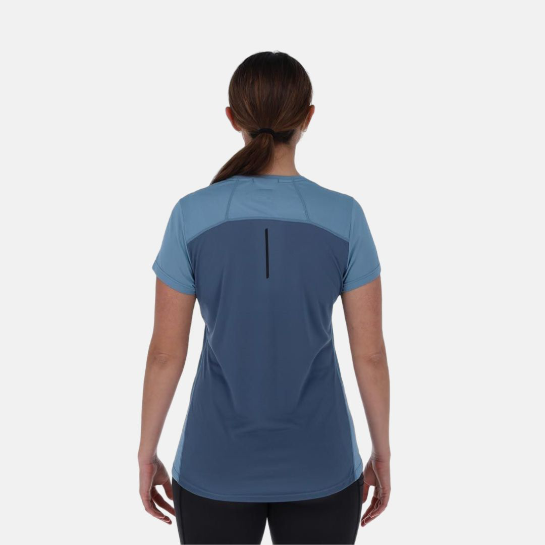 Picture of INOV8 Performance SS T-Shirt Γυναικείο μπλουζάκι Τρεξίματος BGST - Blue Grey/Slate