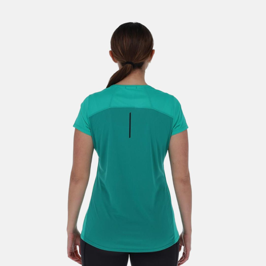 Picture of INOV8 Performance SS T-Shirt Γυναικείο μπλουζάκι Τρεξίματος AQDA - Aqua/Dark Aqua